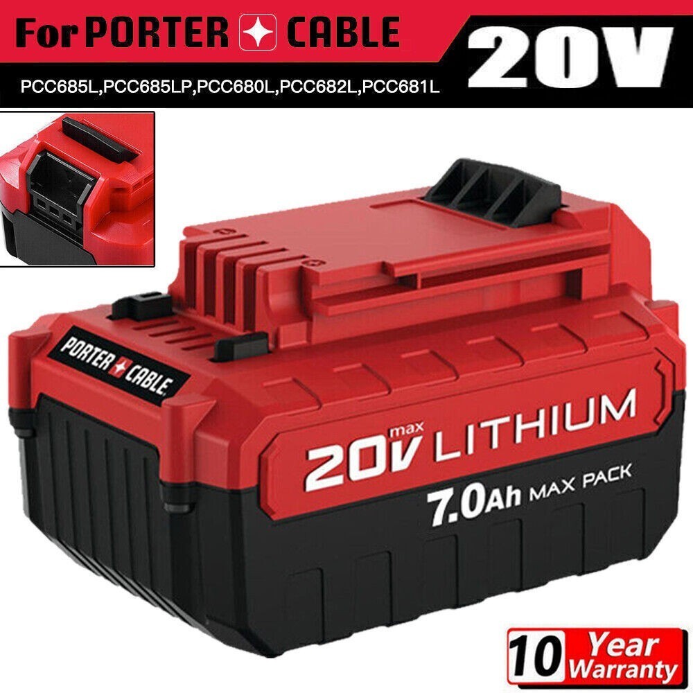 1-4Pack 8.0AH 3.5AH For Porter Cable PCC685L PCC680L 20V MAX Lithium-Ion Battery
