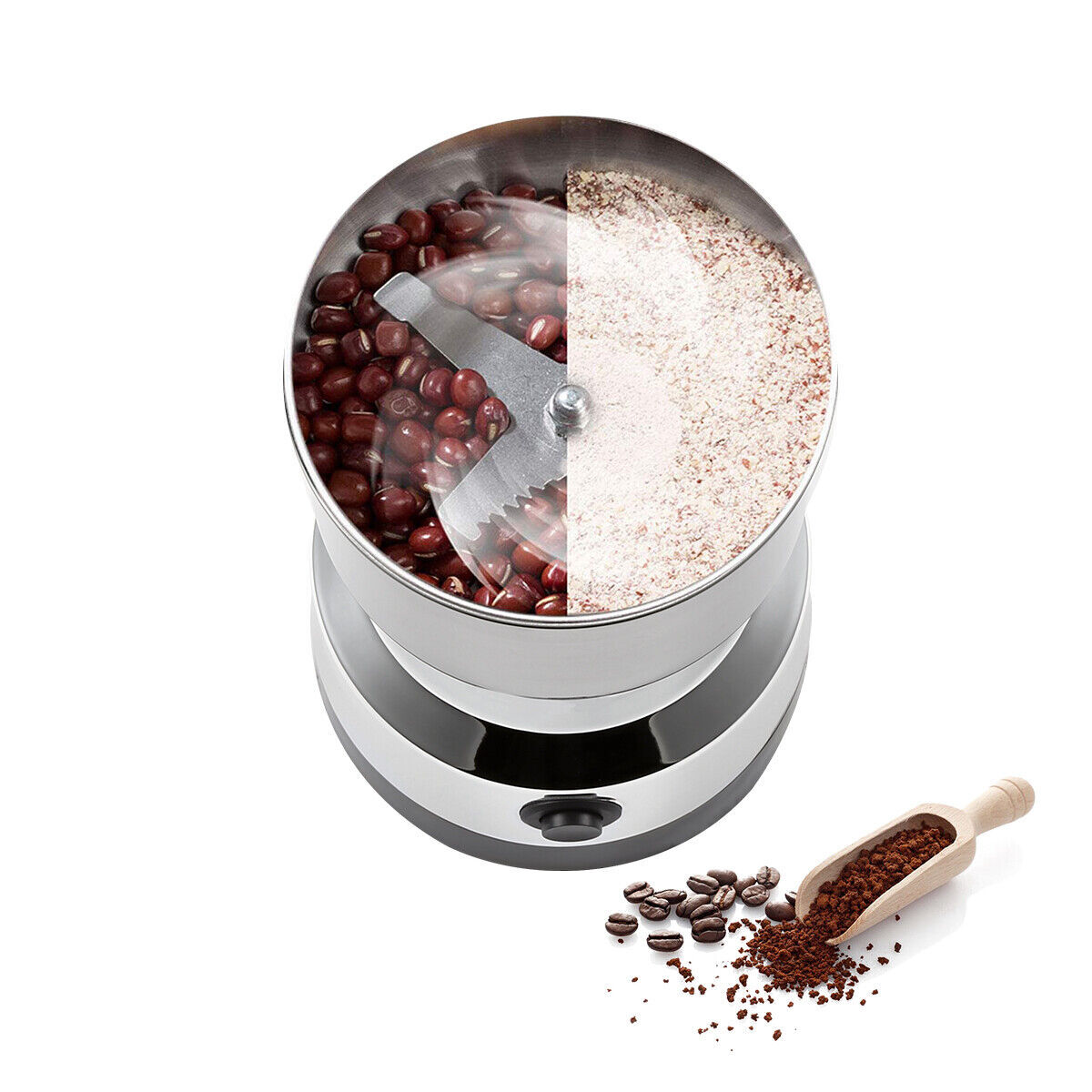 Electric Coffee Bean Grinder Nut Herb Grind Spice Crusher Mill Blender NEW