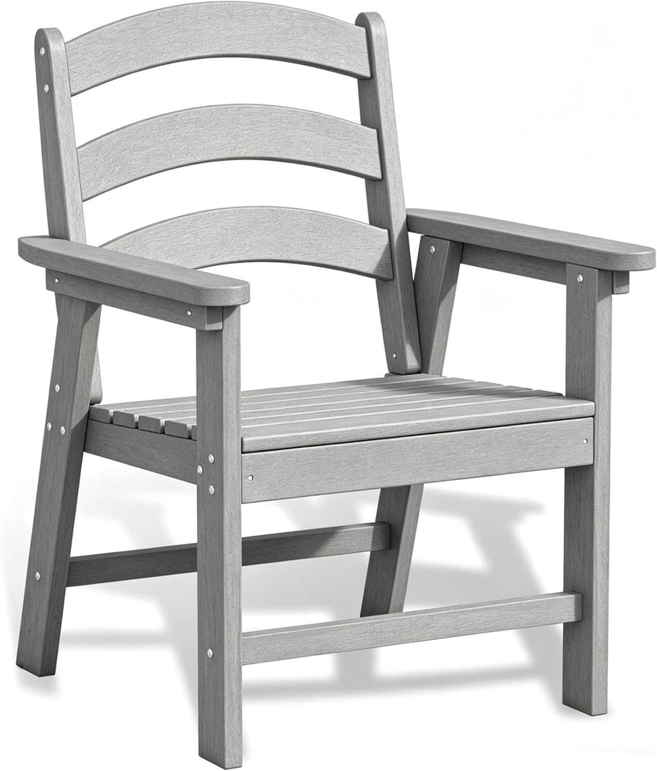 Patio Dining Chair Set, HDPE Outdoor Chairs with 385 lbs Weight Capacity, All