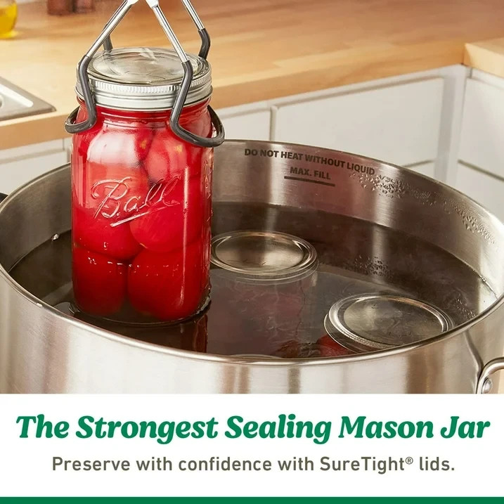 Ball 6-Pack Leakproof Plastic Mason Jar Lids – Wide Mouth