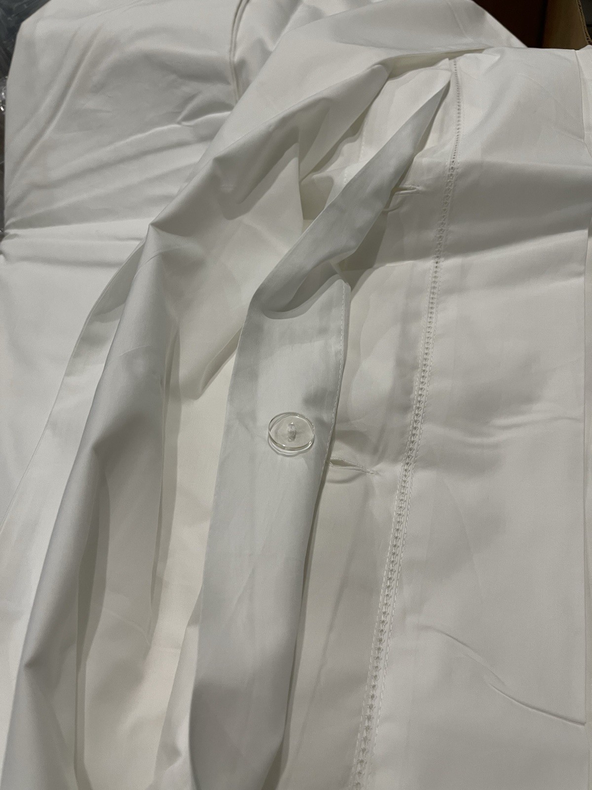 Home Treasures Italy NWT 1pc Giza-45 F/Q Duvet Percale Classico ONE TIME PRICE**
