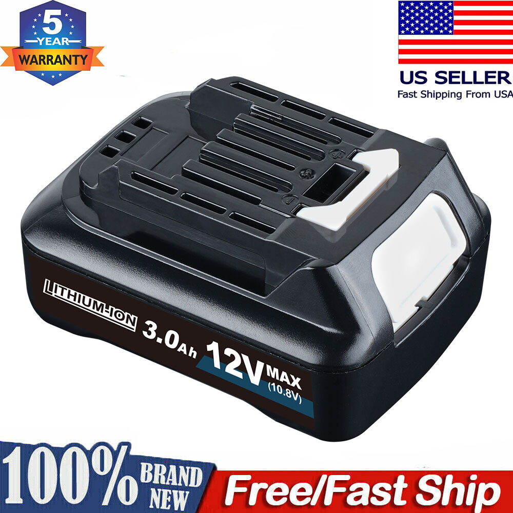3.0Ah Lithium Ion Battery for Makita 12V MAX CXT BL1040 BL1021B BL1016 BL1041B