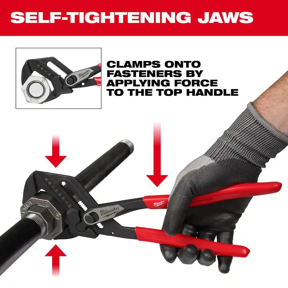 5 In. Straight Jaw Pliers Wrench with Belt Clip
