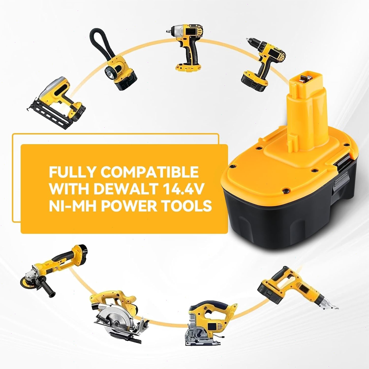 2-Pack For DeWalt 14.4Volt Battery DC9091 DW9091 DW9094 DE9091 Cordless Tools