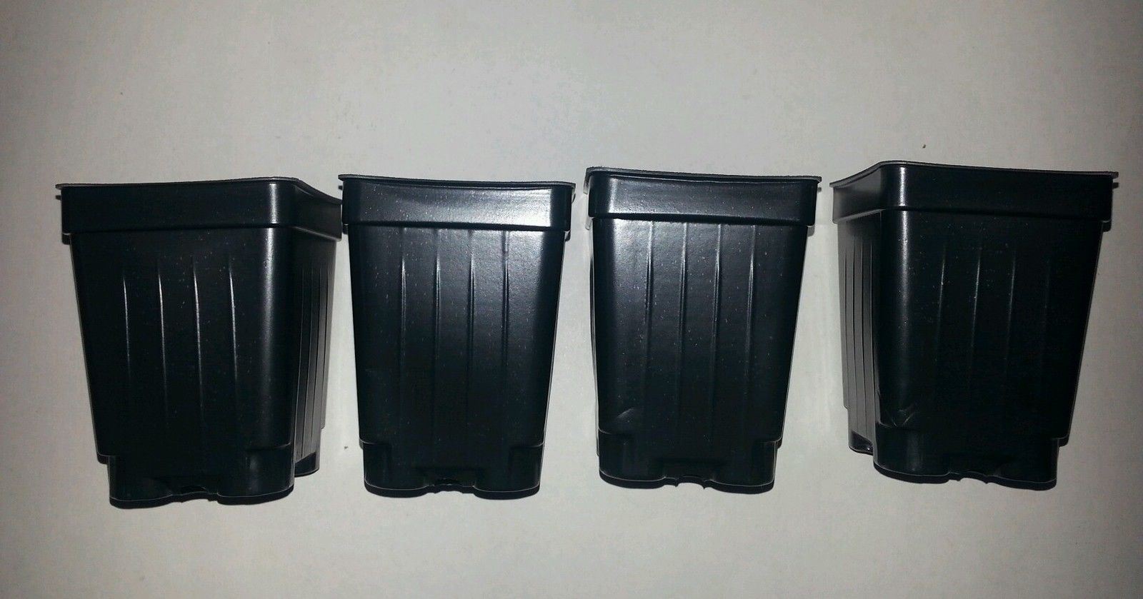 2.5 inch SQUARE BLACK NURSERY POTS – SET OF 800 – plastic flower