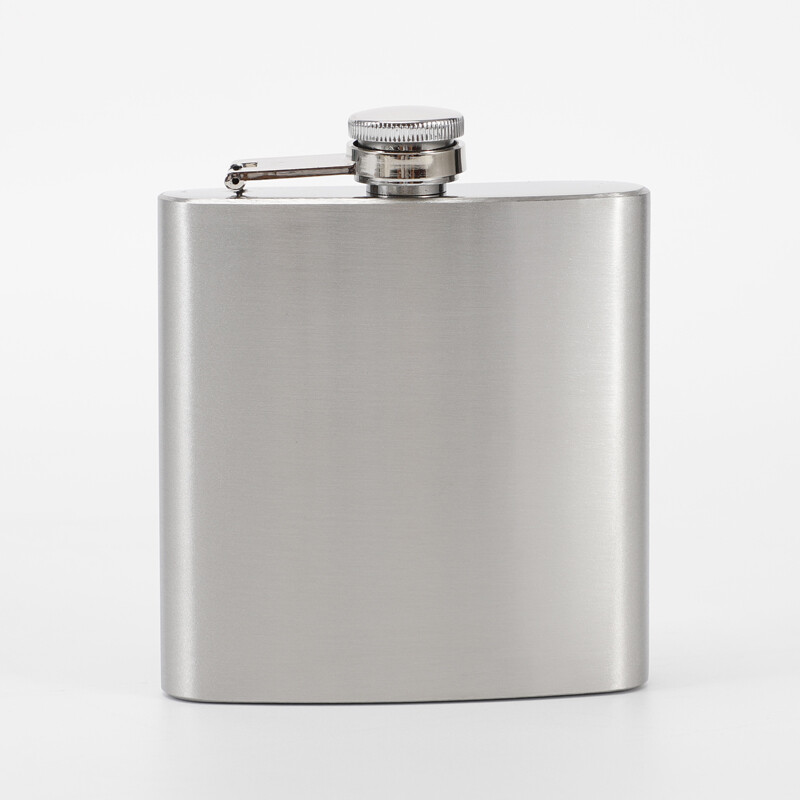 7 10oz Liquor Stainless Steel Pocket Hip Flask Screw Cap Alcohol Whiskey Bottle