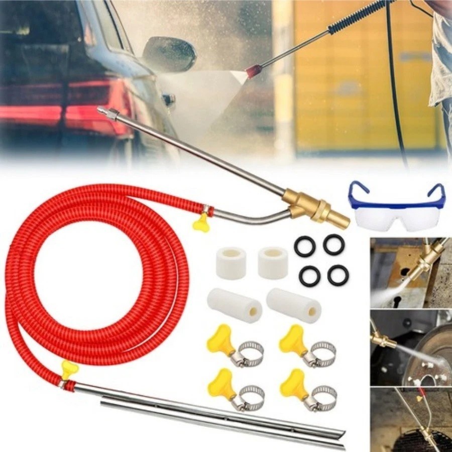 5000 PSI Sandblasting Kit for Pressure Washer Sand Blaster Attachment Power