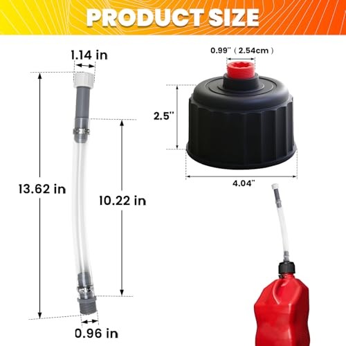 1PC Racing Fuel Jug Complete Replacement Kit – 3042 Jug Cap & PVC Fuel DHBG1PC