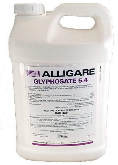 Glyphosate 5.4 – 53.8% Aquatic Glyphosate (No surfactant) – 2.5 Gallons
