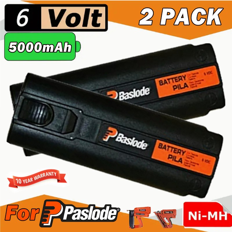 2PACK Battery for PASLODE 6V 404717 902000 900400 900420 900600 Nailer Ni-MH