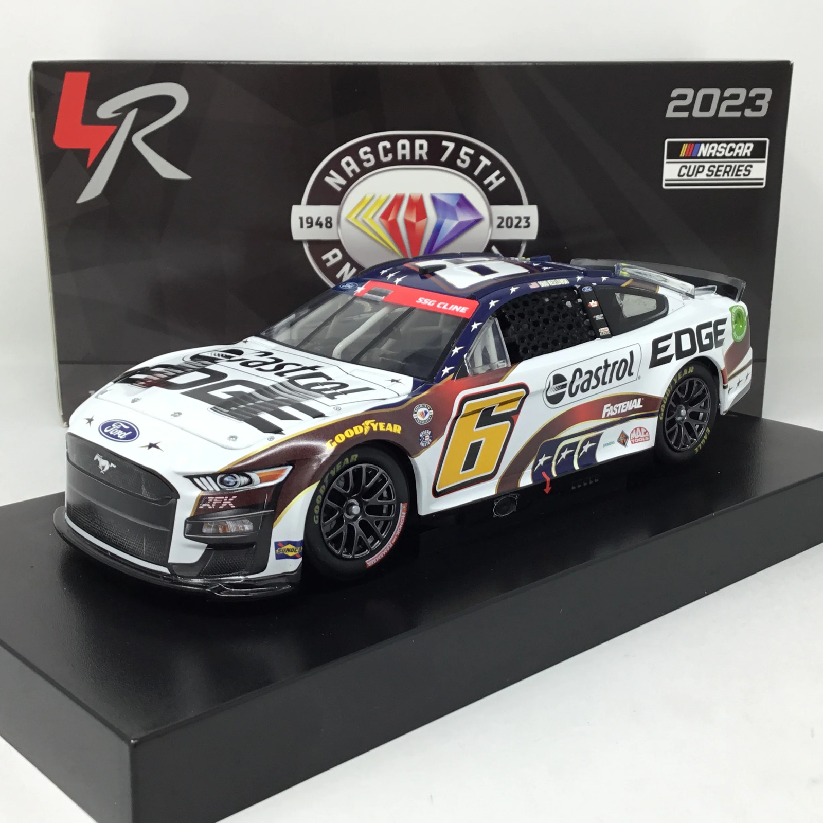 Brad Keselowski 2023 Castrol Edge Salutes Foil Number 1:24 Diecast