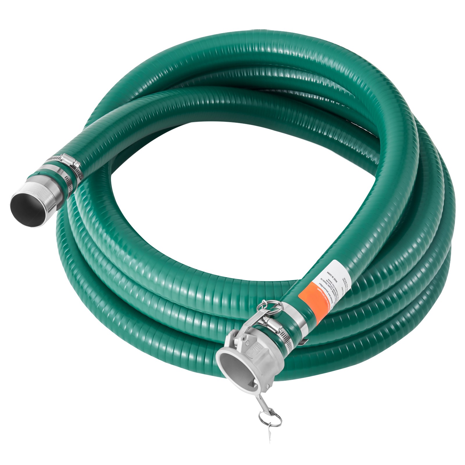 Uimoso Suction Hose Kit for Water Pump 2 in x 20 ft Green/50 ft Blue Hoses