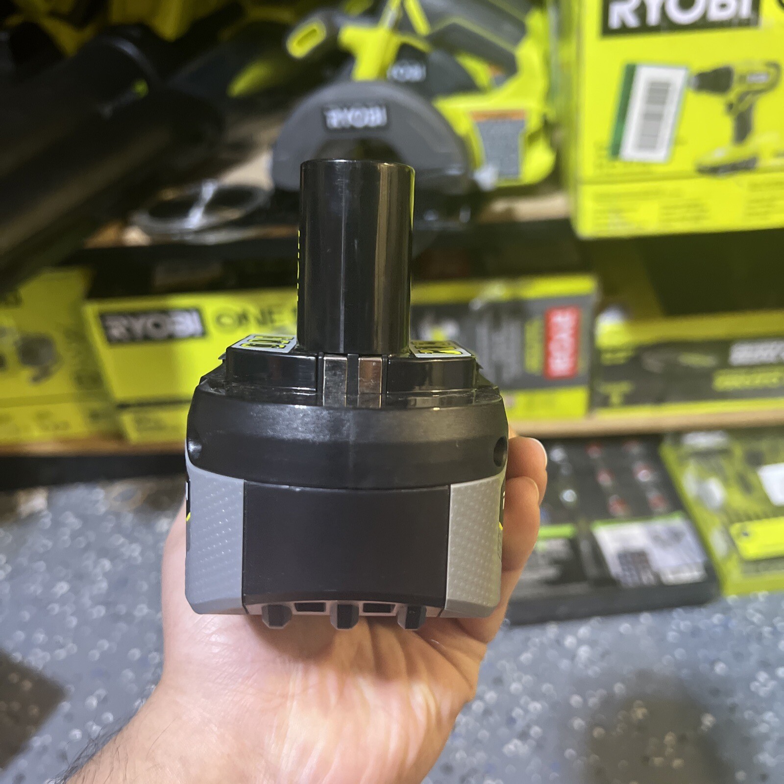 Ryobi ONE+ PBP004 18V Lithium-Ion 4.0 Ah Battery – Black