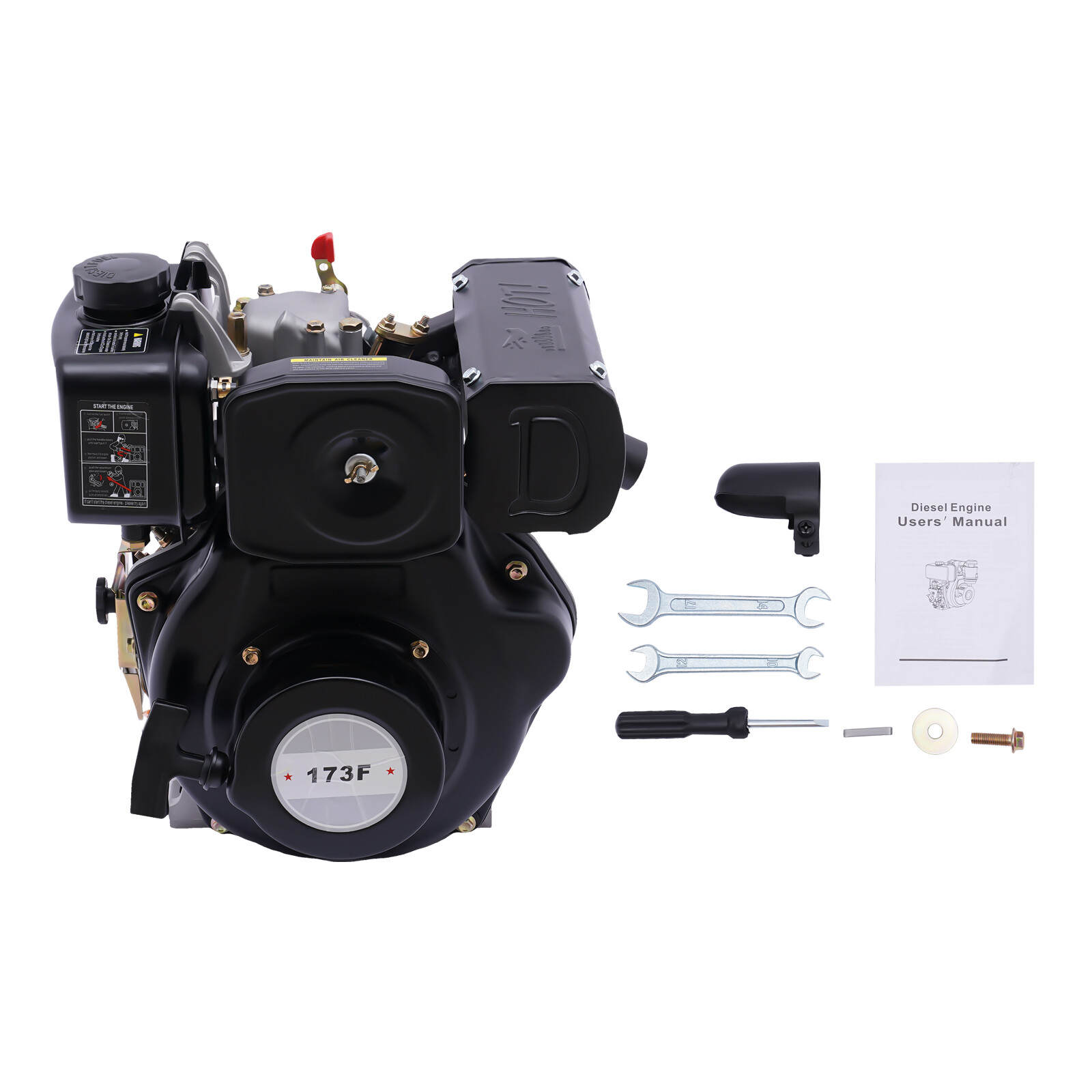 Air-cooled Diesel Engine 4 Stroke Single Cylinder For Agricultural Machinery