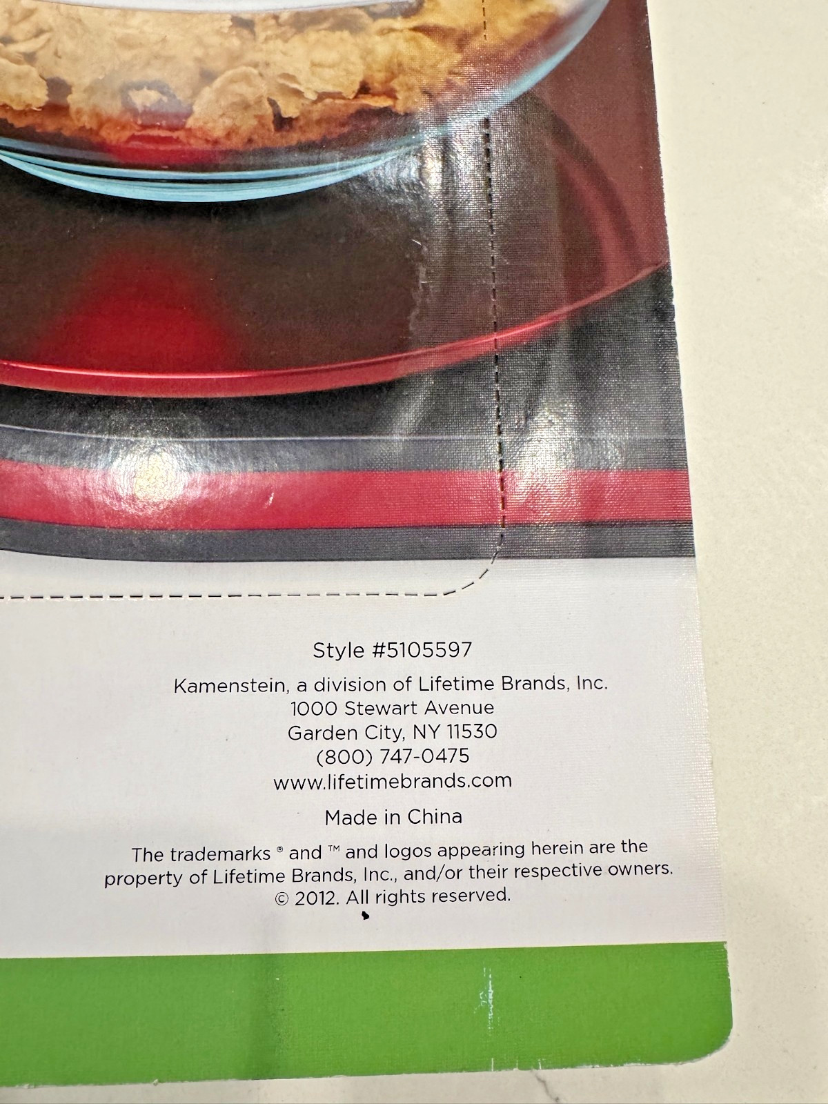 Kamenstein Stainless Steel Digital Kitchen Scale Red Metallic 11 lb Capacity New