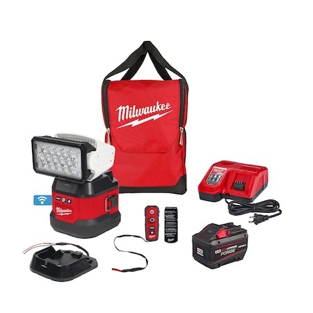 Milwaukee Tool 2123-21Hd M18 Utility Remote Control Search Light Kit With