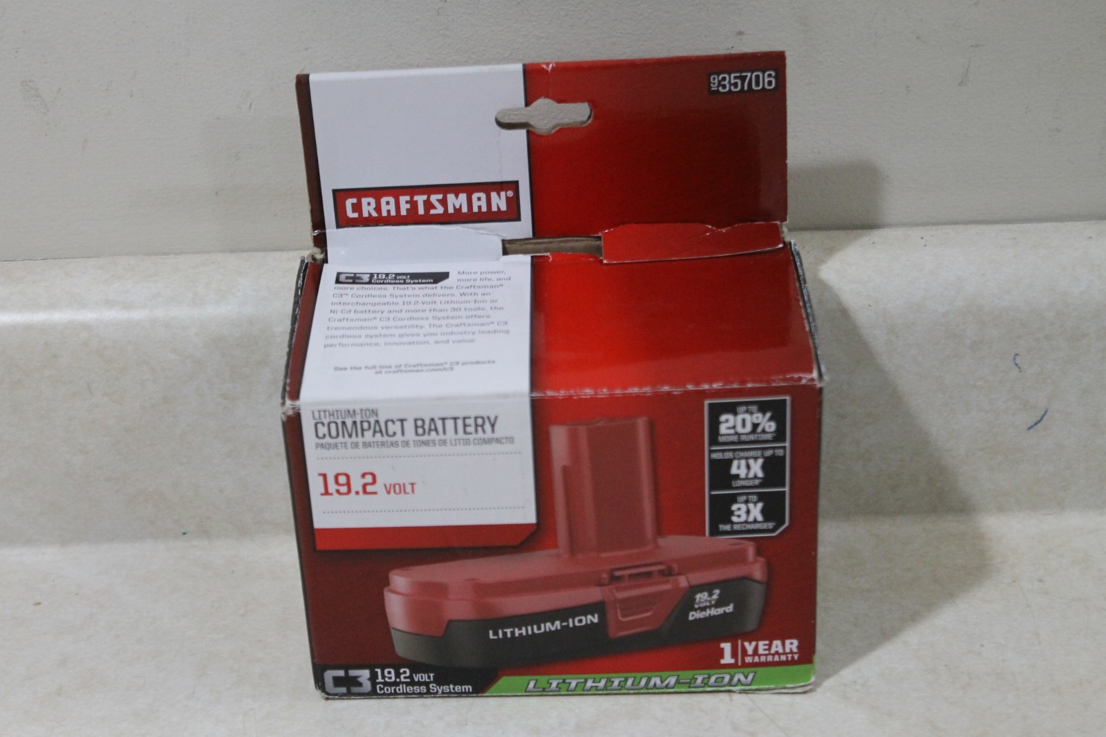 TESTED Craftsman C3 19.2v Volt Lithium – Ion Battery 315.PP2011 EXCELLENT