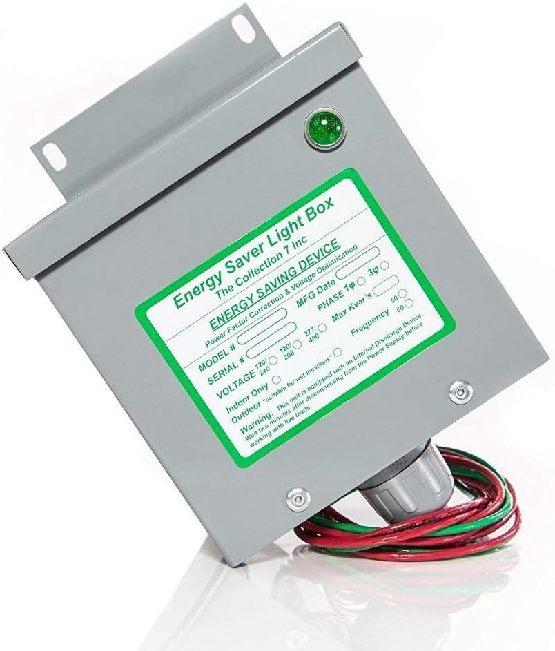 COLL7AWS KVAR Electric Energy Saver Home Surge Protector Box, 50amp ,ES-1050-SR