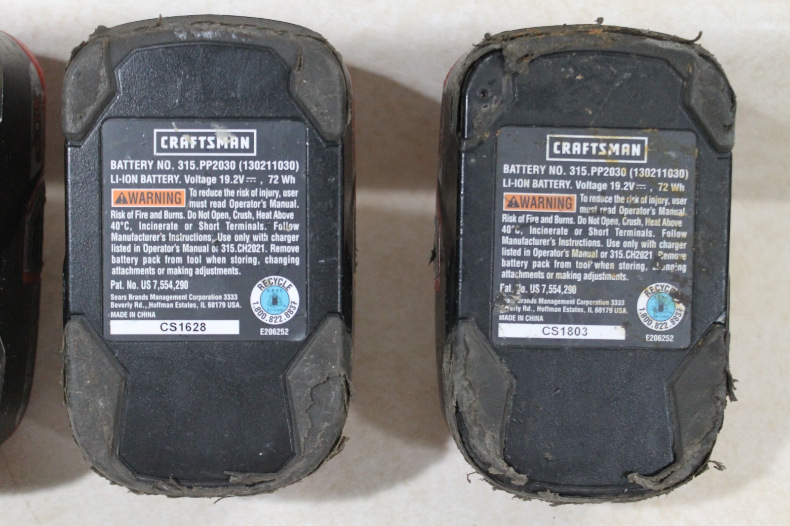 (1) ONE TESTED Genuine OEM Craftsman C3 19.2v Lithium-Ion XCP Battery 315.PP2030