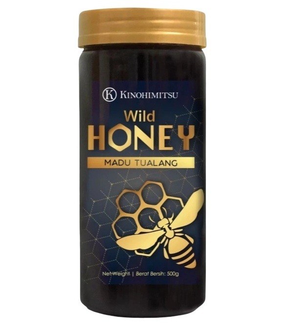 2 Jars Kinohimitsu Wild Tualang Honey 500g ( No import Duties For USA )