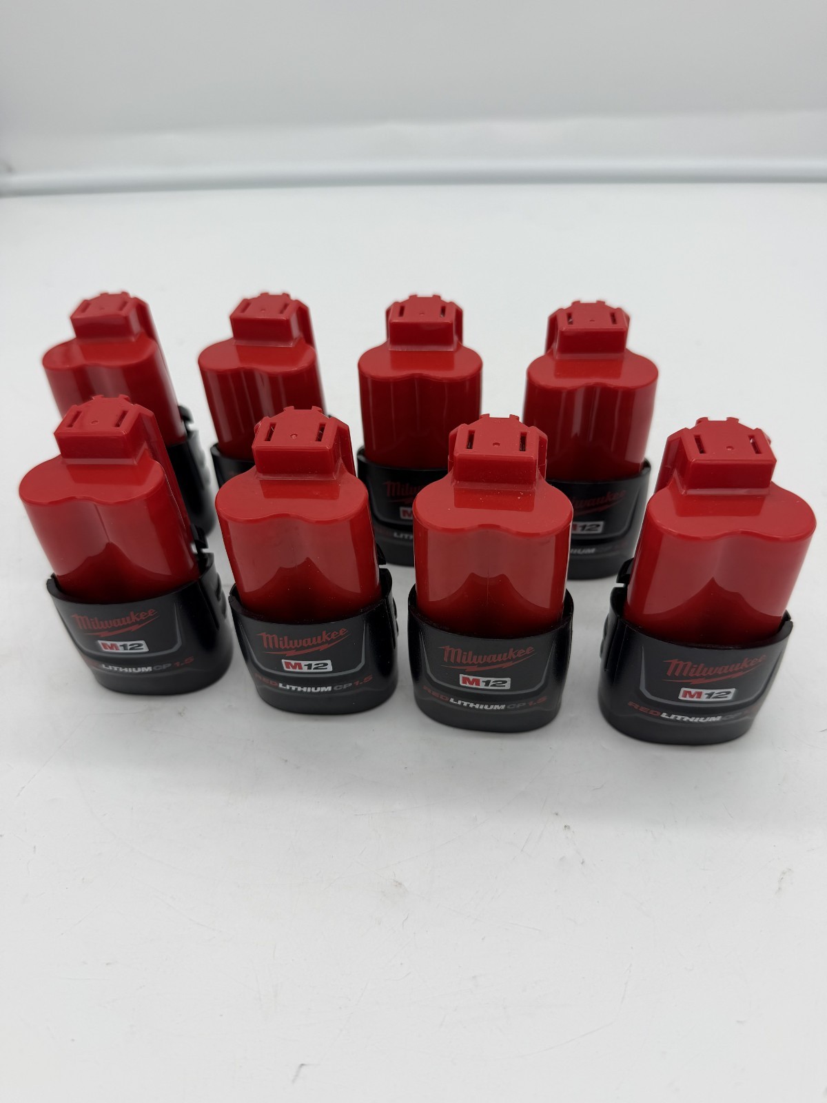Milwaukee 48-11-2401 (Lot of 8) M12 1.5Ah 12V Li-Ion Batteries – NEW