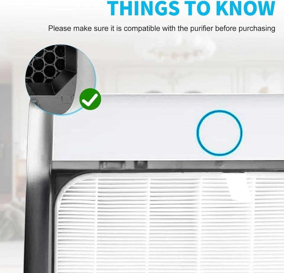 7-Pack Replacement Filters for Air Doctor 3000/3500 Air Purifiers