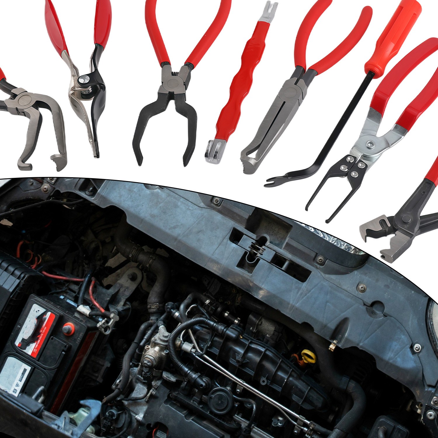 Electrical Disconnect Pliers Set – Automotive Terminal Removal Tool Kit 8pcs