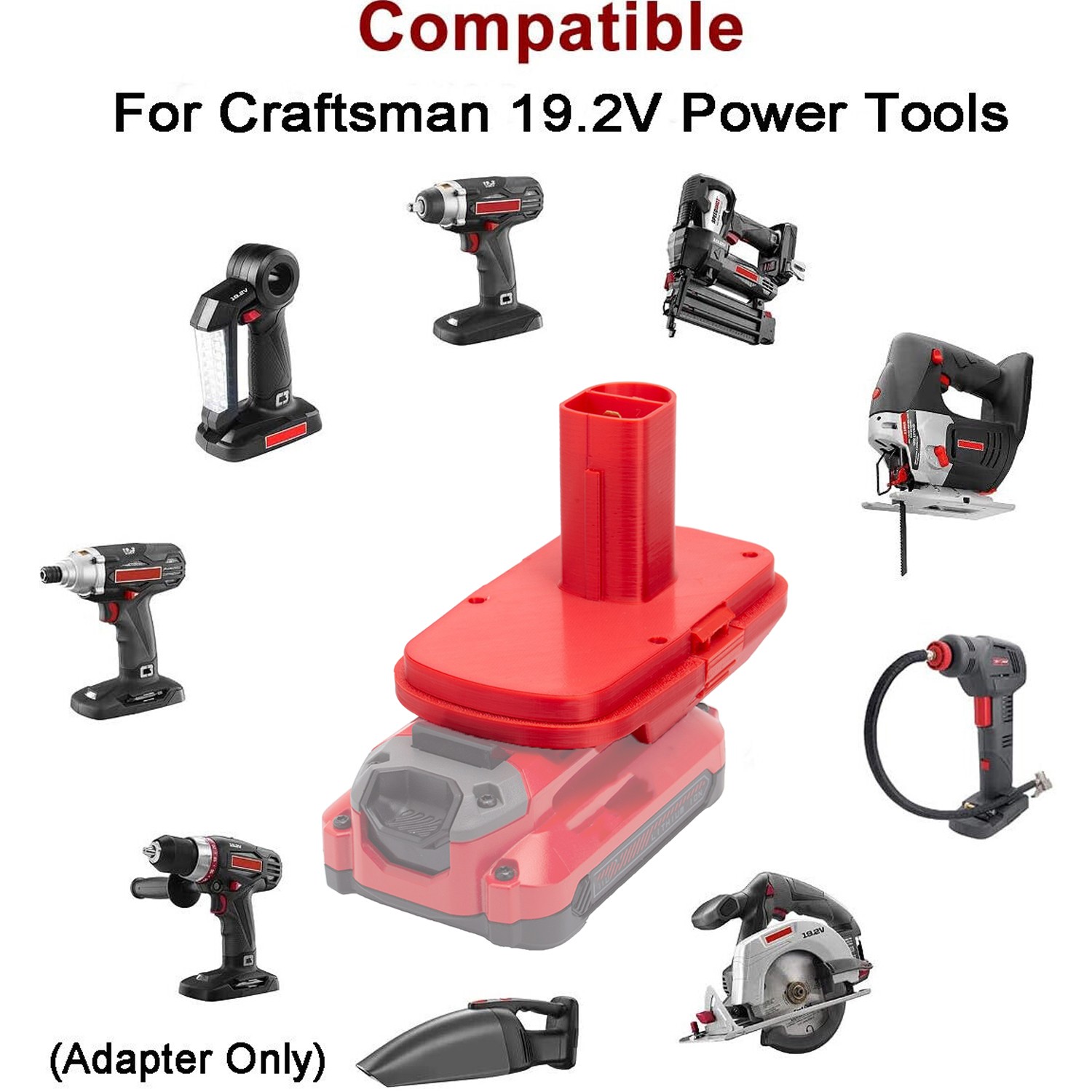 Adapter For Craftsman 20V Li-Ion Battery To Fits Craftsman 19.2V Power Tools US