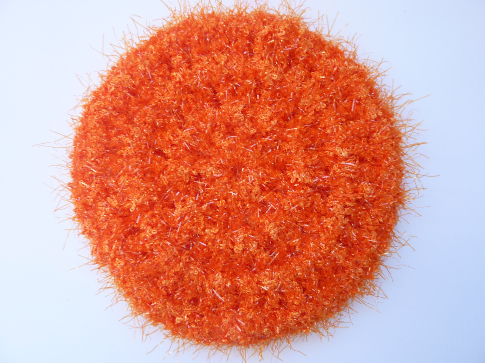 6 Rough Round Multicolor Dish Pot Scrubbers Scrubby Scrubbies Handmade 92
