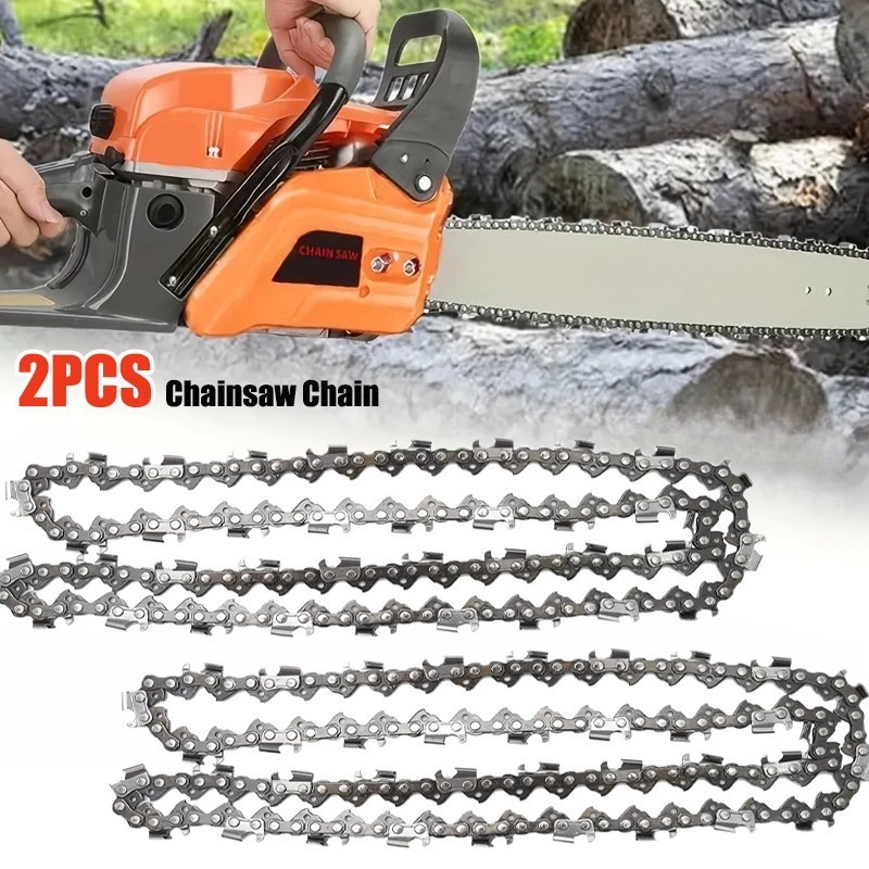 2PCS 20″ inch Chainsaw Saw Chain Blade 0.325″ .058 Gauge 76DL Full-Chisel 76 DL
