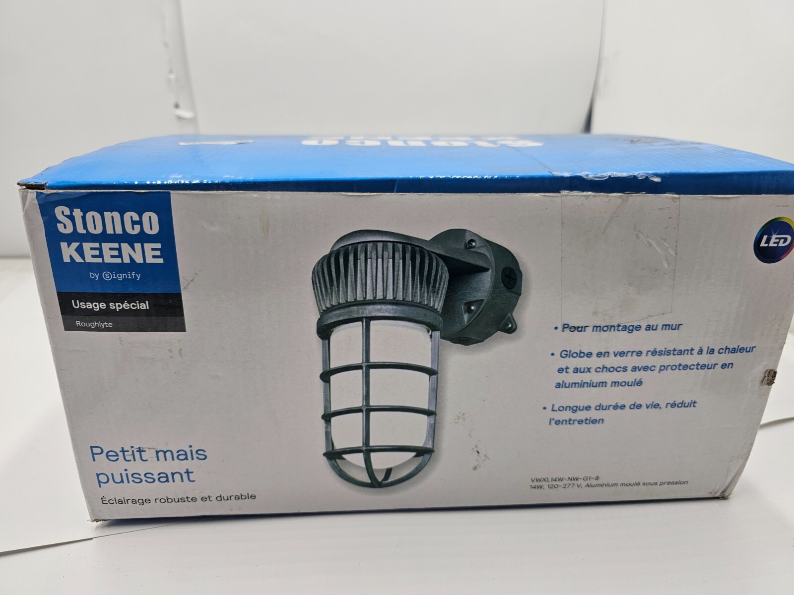 Stonco KEENE VWXL14W-NW-G1-8 Special Purpose Heat Shock Resistant Glass Globe