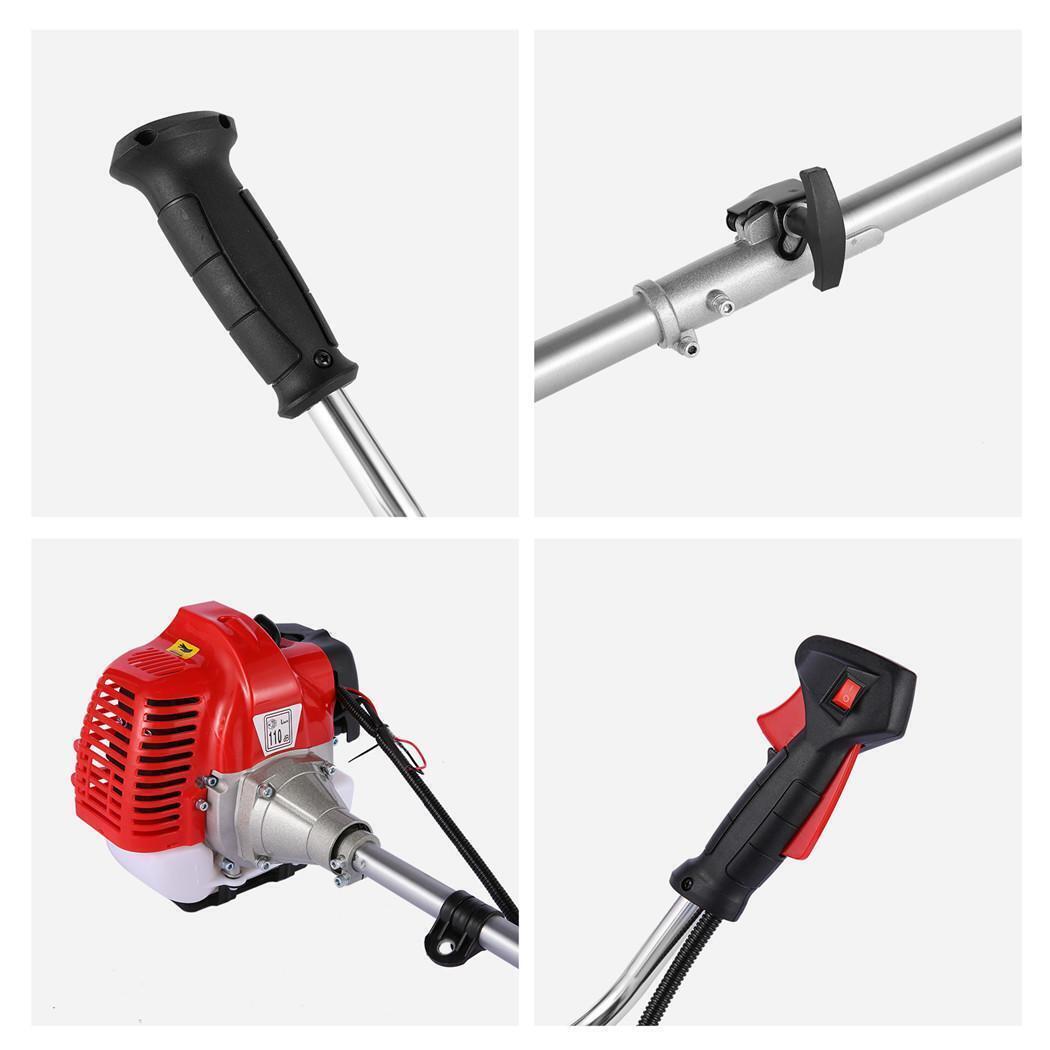 58CC Gas String Trimmer 2-Cycle Brush Cutter Straight Shaft Weed Grass Eater✅