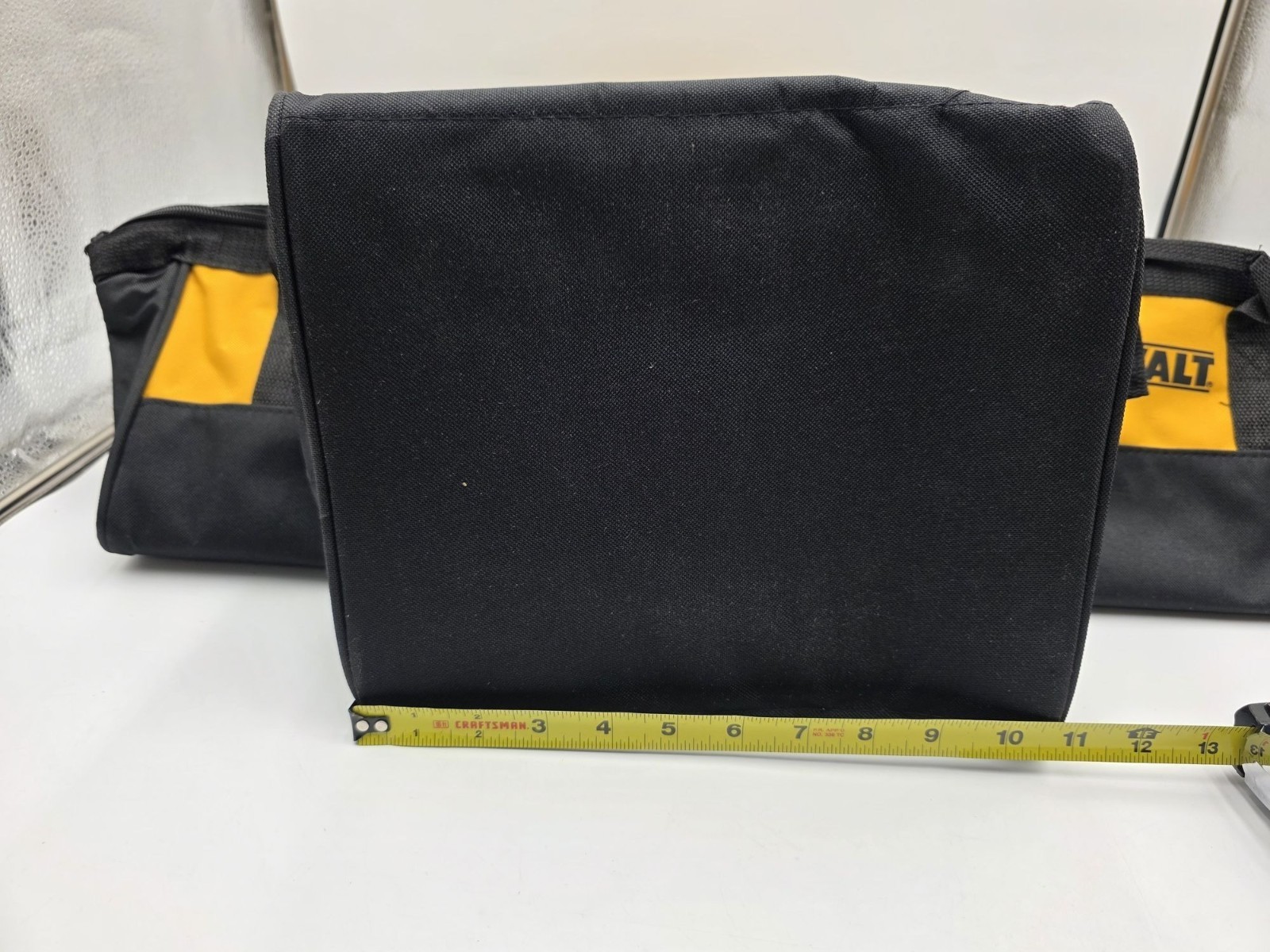DEWALT N261499 11″ Tool Bags Pack of 4 Black Yellow Heavy Duty Zipper New
