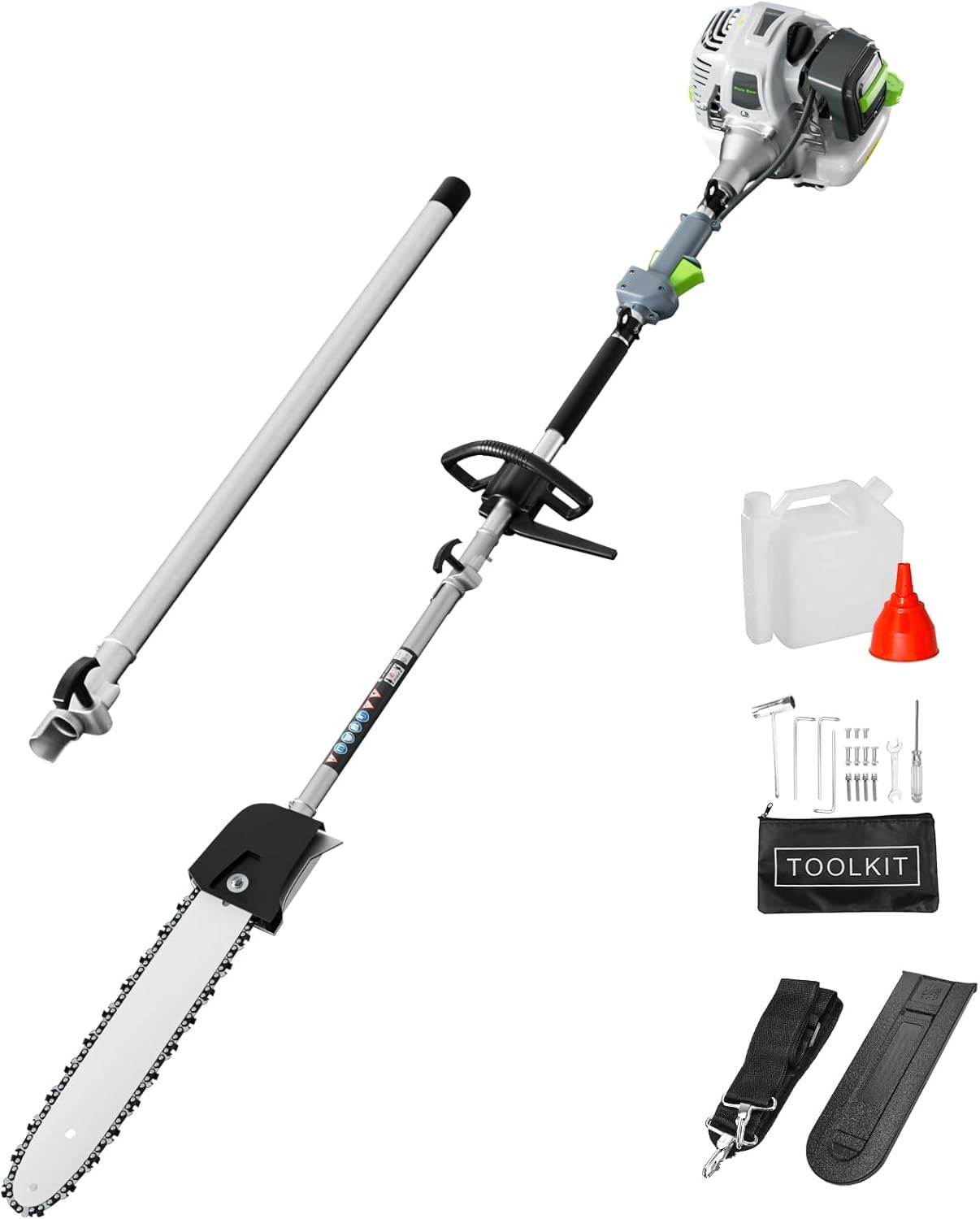 52CC Backpack 6-in-1 Multi-Functional Weed Wacker Gas Powered Hedge Trimmer