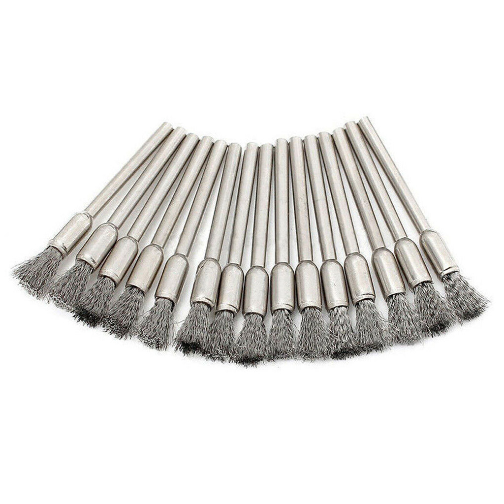 45X Stainless Steel Wire Brush Set Dremel Tool Rotary Die Grinder Removal Wheel