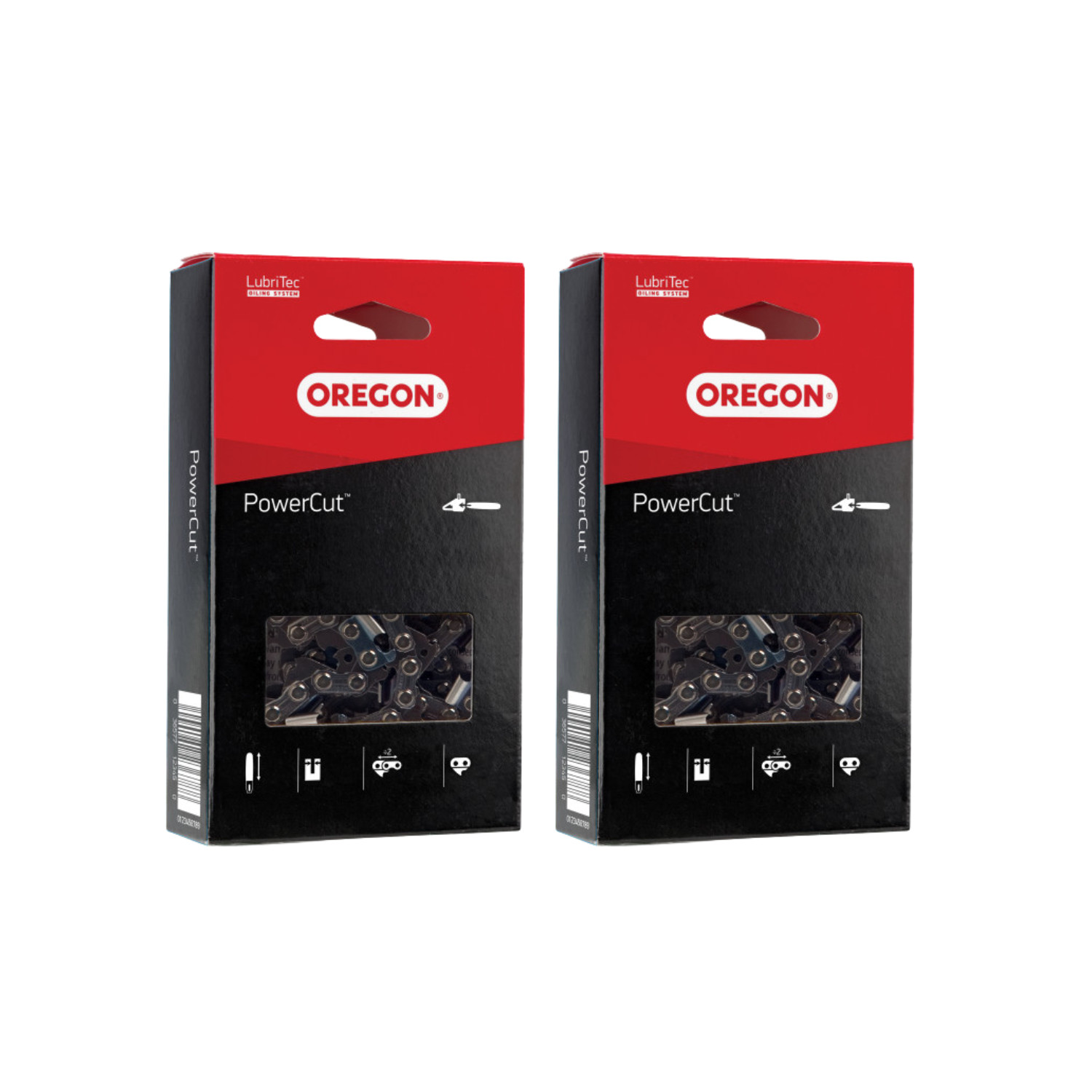 2PK 72EXL084G Oregon Full Chisel Chainsaw Chain 3/8 .050 84 DL 24″ Bars 50-100cc