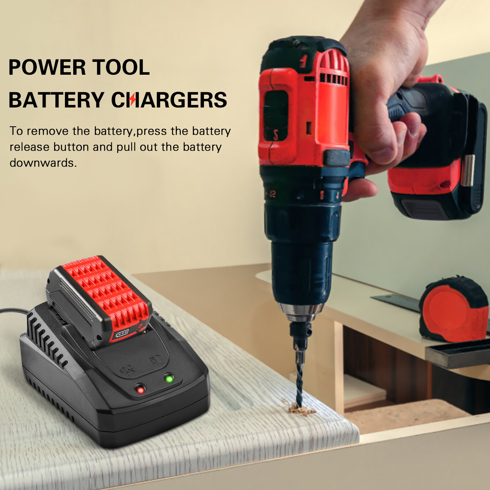 For BOSCH 18 Volt 18V Li-Ion Battery Charger BAT609 BAT618 BAT611 BAT620 BAT610G