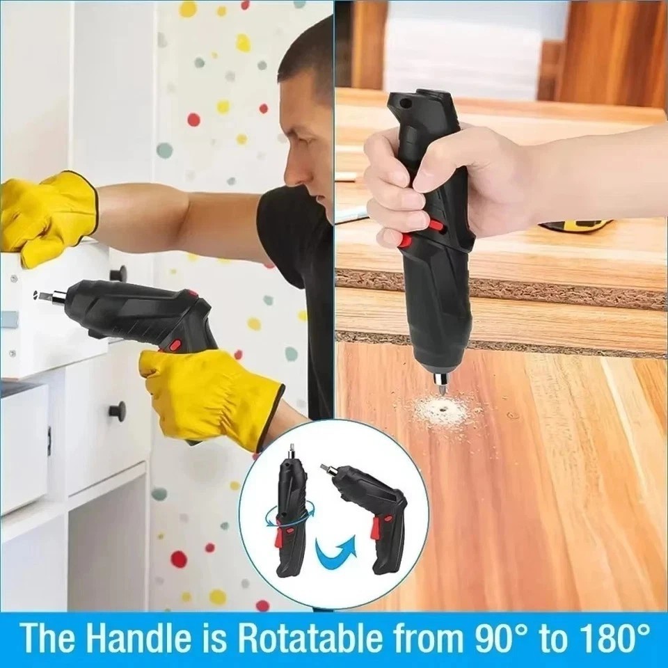 3.6V Electric Screwdriver Set 1800mAh Battery Powered Portable Cordless Electric