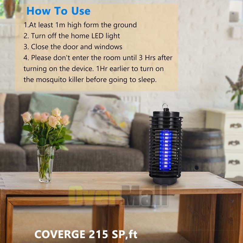 Electric Fly Bug Zapper Mosquito Insect Killer LED Light Trap Pest Control Lamp