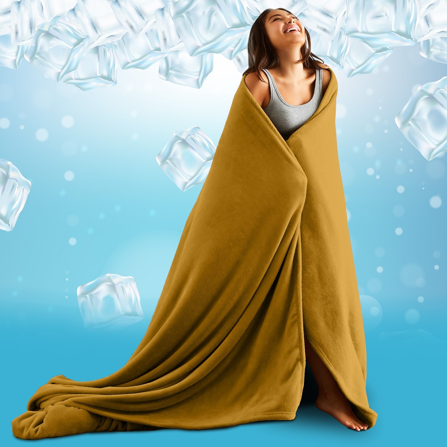 Cooling Blanket Cool Ice Summer Blanket Air Condition Healthy Sleep Thin Quilt