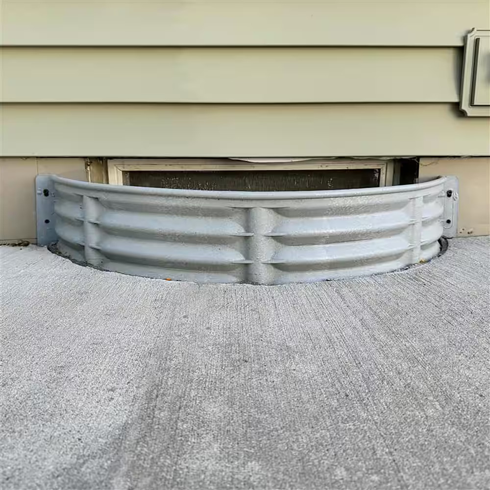 37 In. X 12 In. round Plastic Window Well