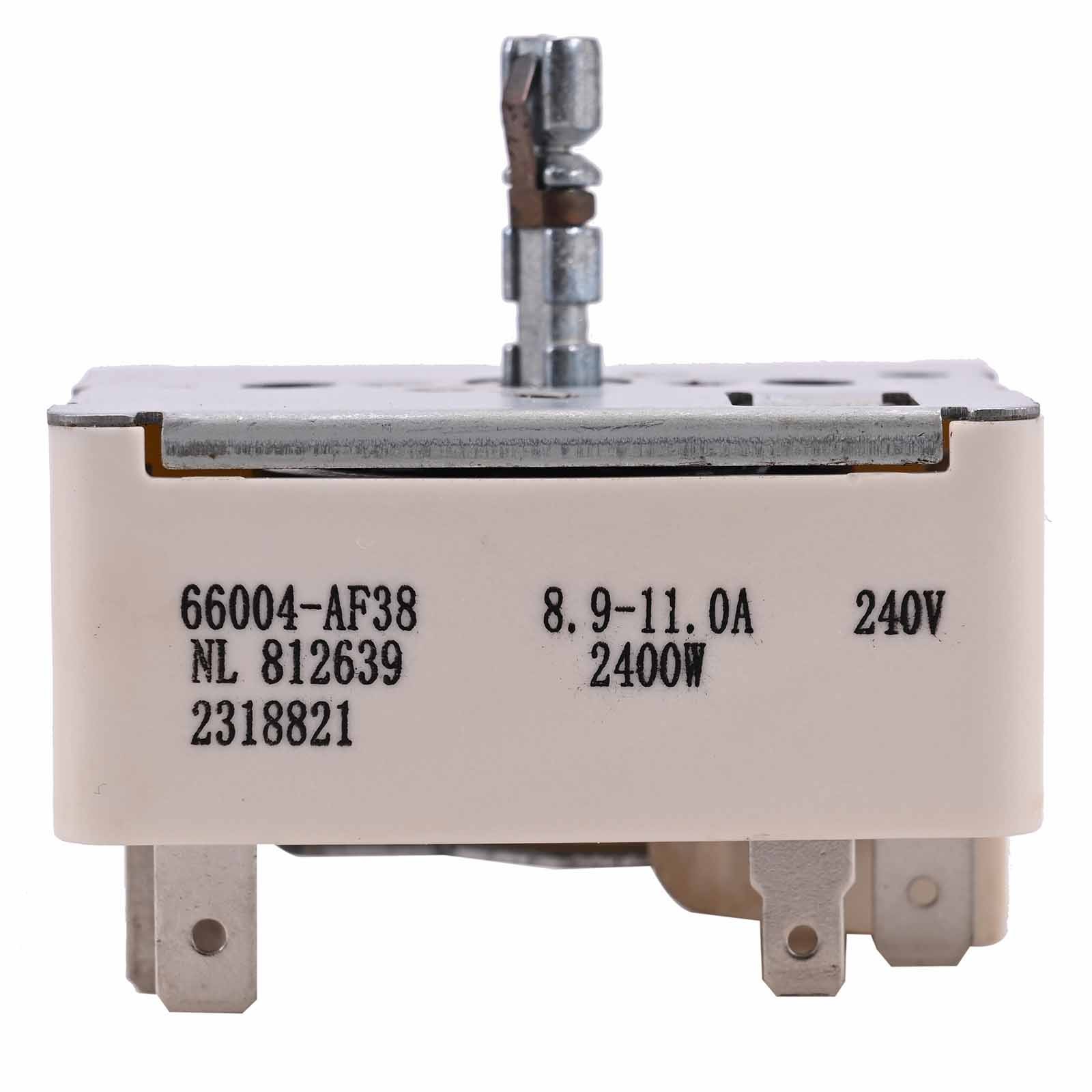 Range Burner Infinite Control Switch for WP3148953 Whirlpool 812639 3148954