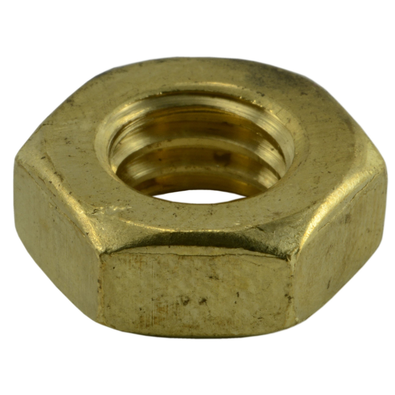 3/8″-16 Brass Coarse Thread Hex Machine Screw Nuts (100 pcs)