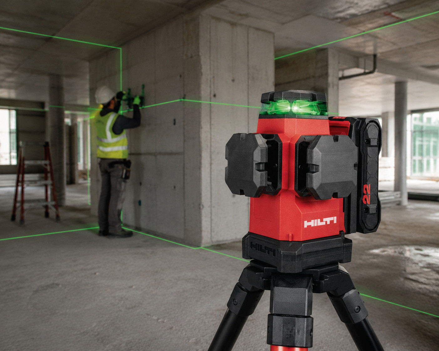 HILTI PM 50MG-22 MULTI-LINE LASER— 360 LASER—BRAND NEW- FREE DELIVERY