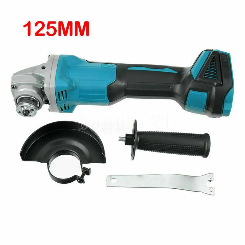 Electric Brushless Cordless Angle Grinder for Makita 18V 125mm (Tool Only)