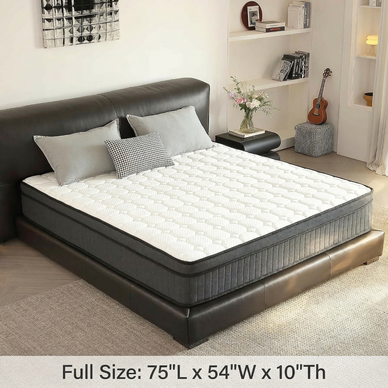 Fiberglass Free Breathable Mattress 2 Size for Pressure Relief, CertiPUR-US
