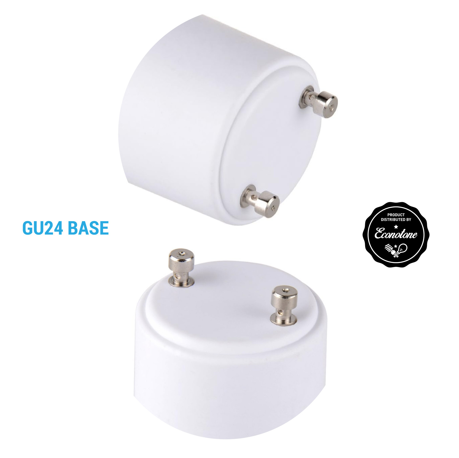 4 Pack LED 9.5W Watt =60W 120V A19 Twist and Lock GU24 3500K Neutral White