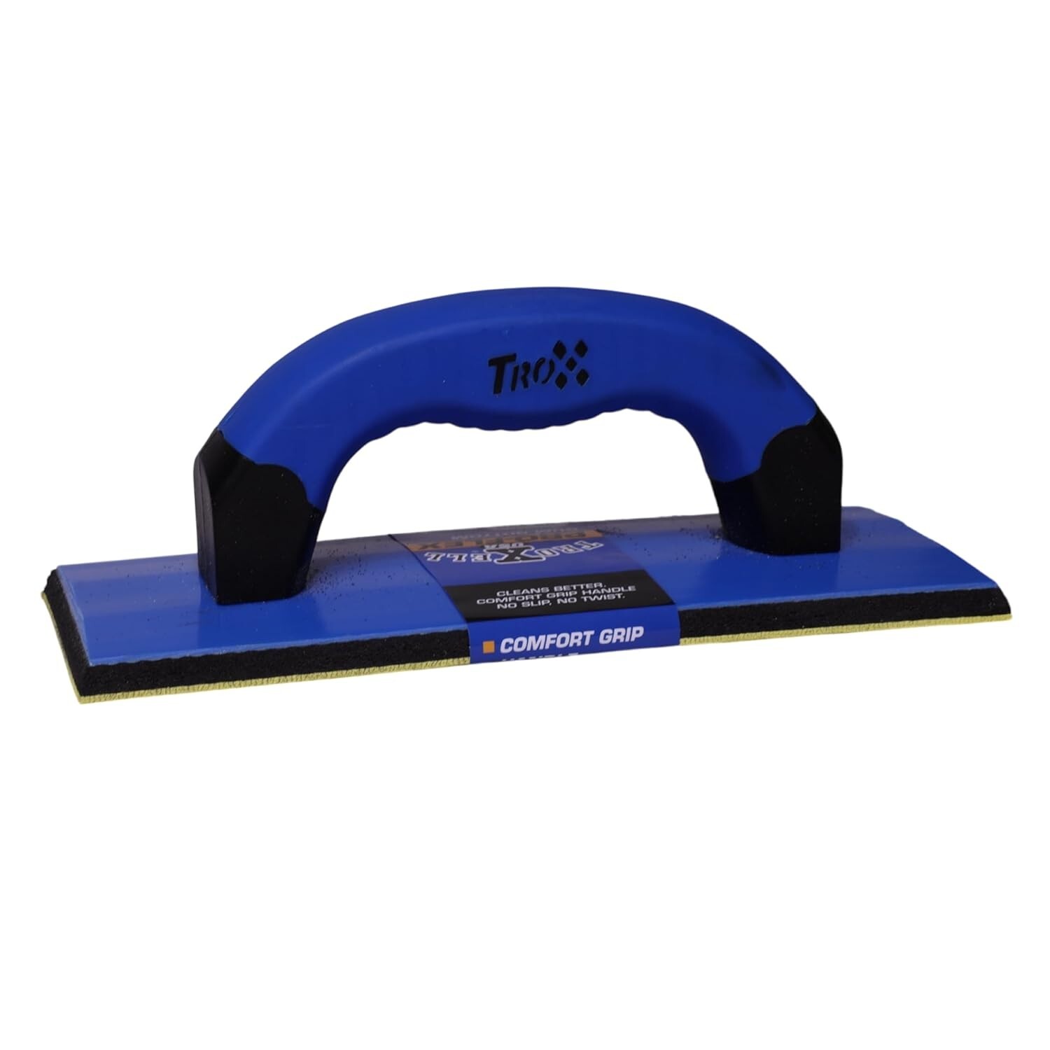 Troxell USA – 4″ x 9″ Gum Rubber Grout Float with SoftGrip Handle
