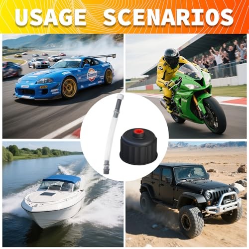 1PC Racing Fuel Jug Complete Replacement Kit – 3042 Jug Cap & PVC Fuel DHBG1PC