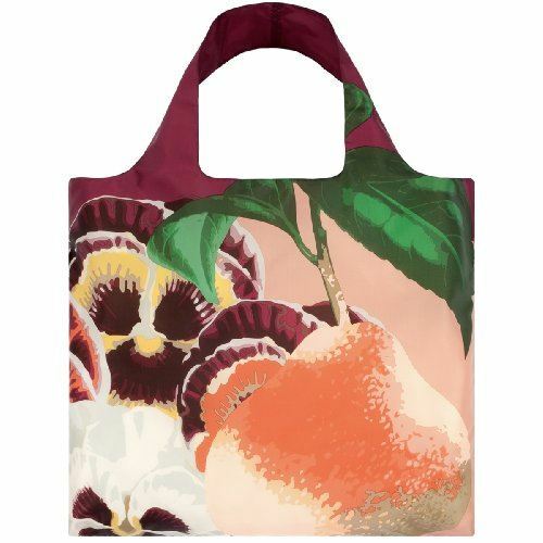 LOQI Botany Pear Reusable Shopping Bag, Multicolor